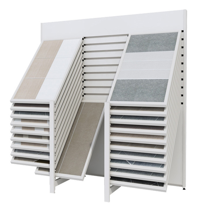 Display Stand Wood - Craftgrainpro: expositor moderno para suelos de