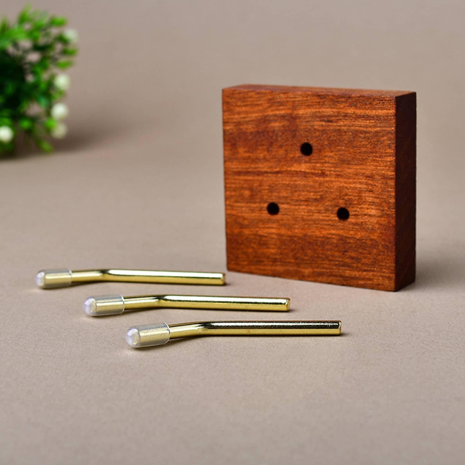 Display Stand Wood - Base de Madera Sólida con Cristal,