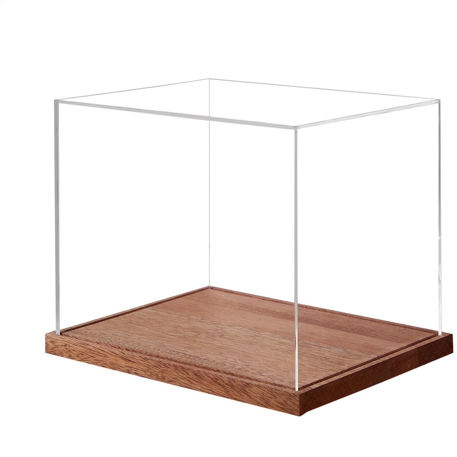 Display Stand Wood - Estuche transparente para casco de fútbol