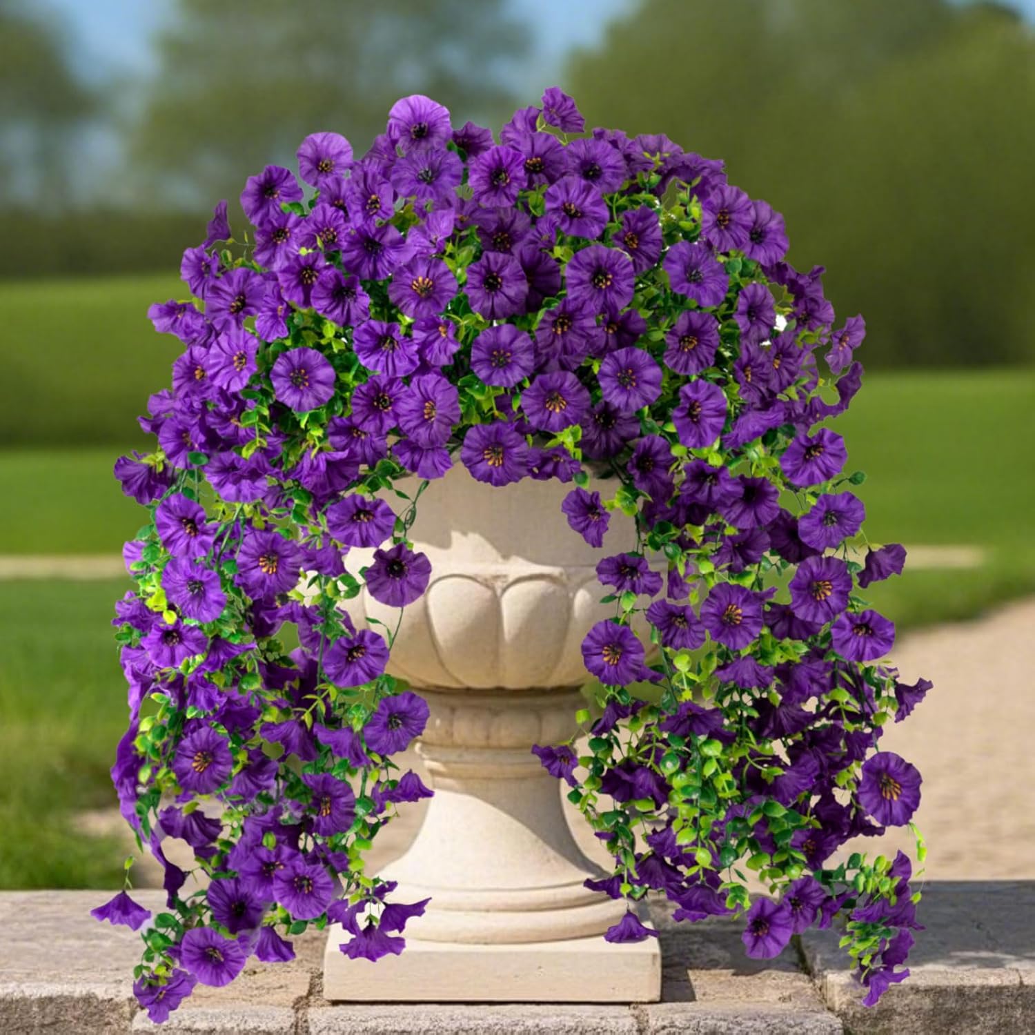 Bonsai Garden Gift - Guirnalda Artificial de Flores de Gloriosa,