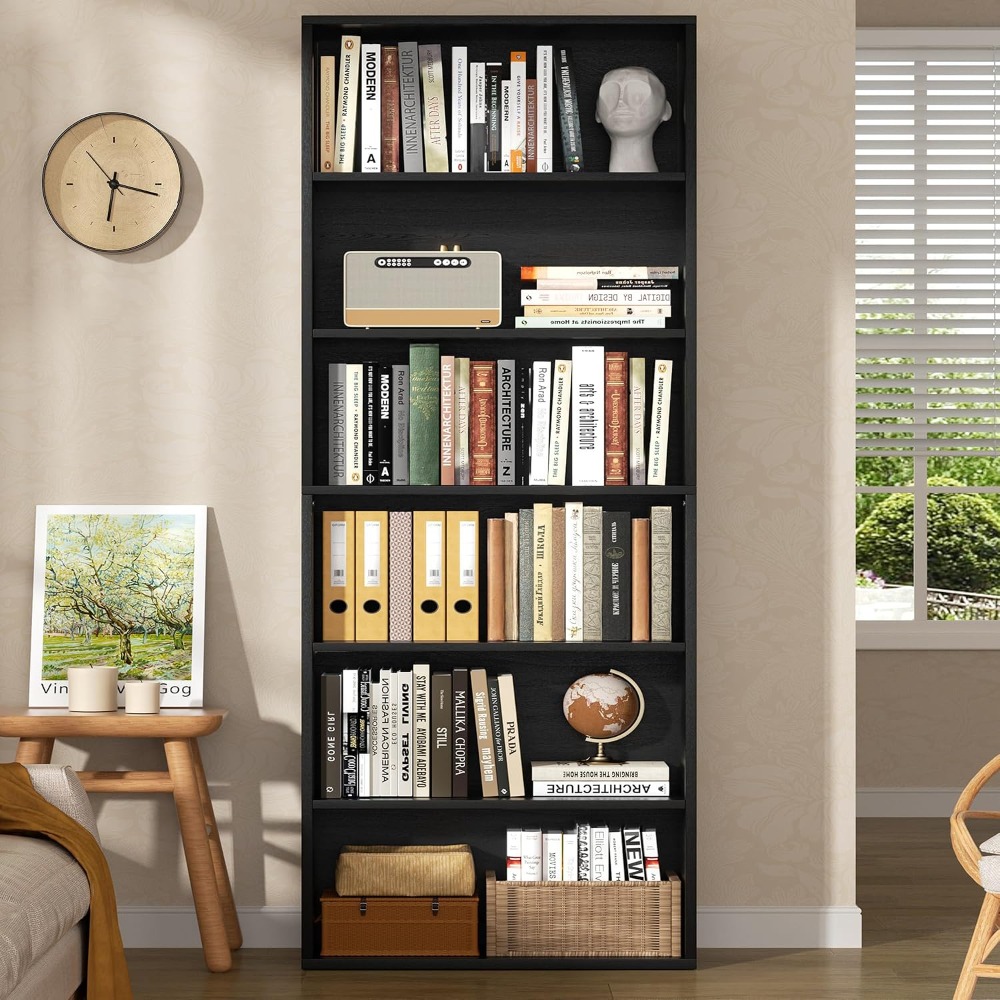 Librería Abierta de 6 Niveles, - Display Stand Wood reseña y precio