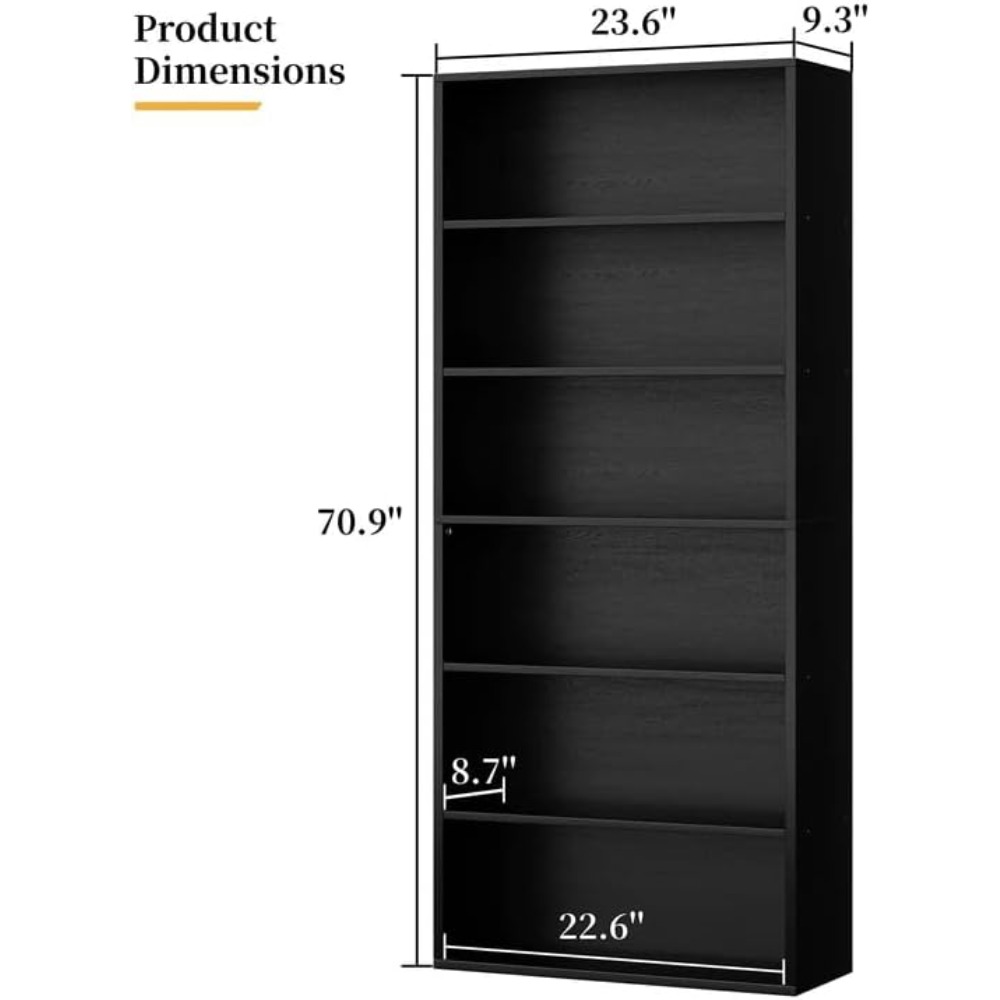 Librería Abierta de 6 Niveles, - Display Stand Wood reseña y precio