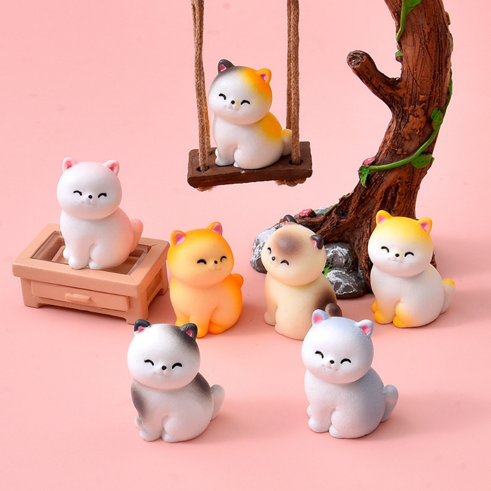 8 piezas de figuras miniatura  - Bonsai Garden Gift reseña y precio