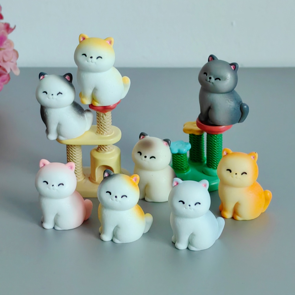 8 piezas de figuras miniatura  - Bonsai Garden Gift reseña y precio