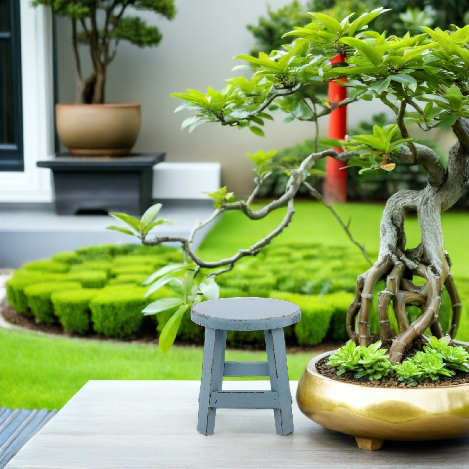 Soporte para macetas con forma - Bonsai Garden Decor reseña y precio