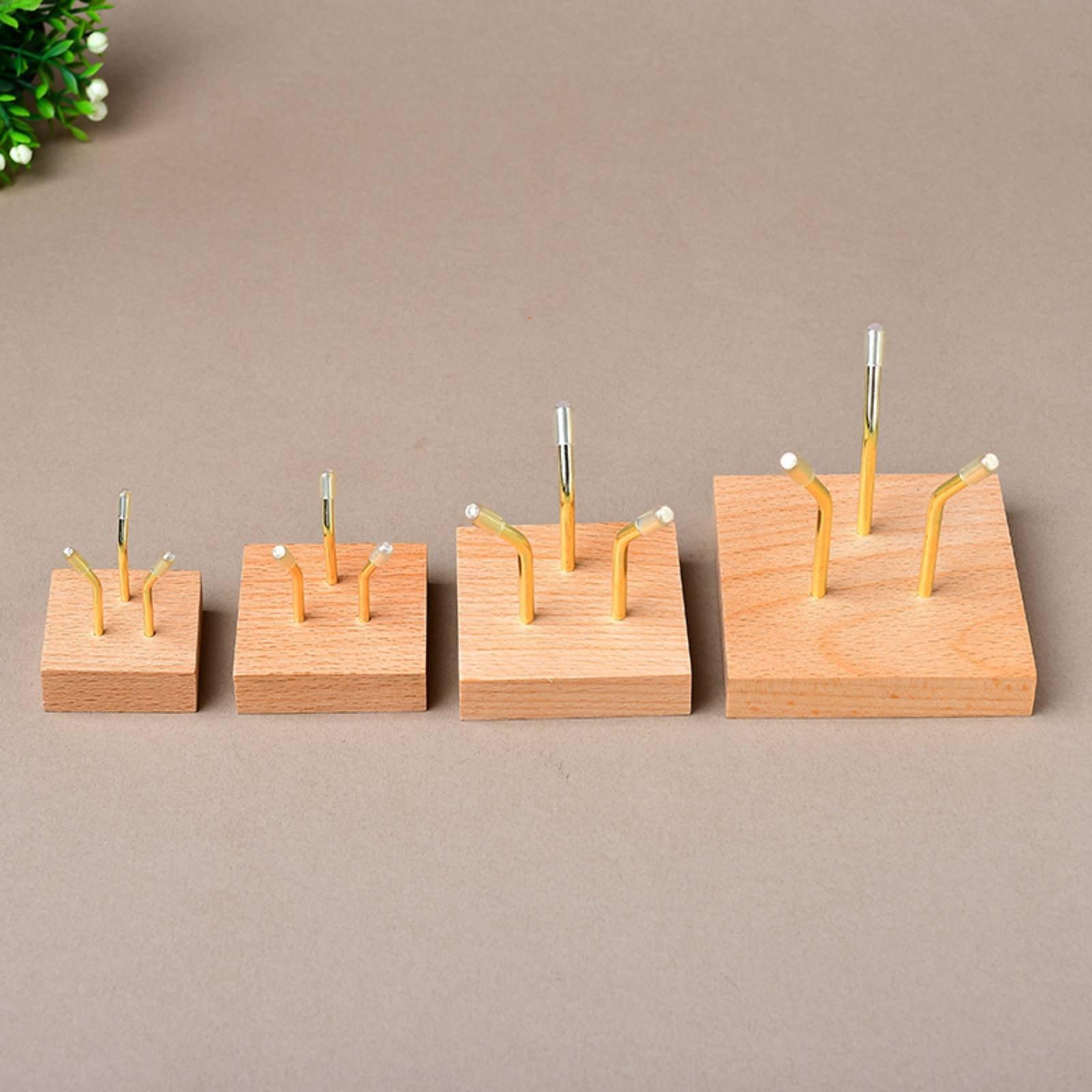 Base de Madera Sólida con Cris - Display Stand Wood reseña y precio