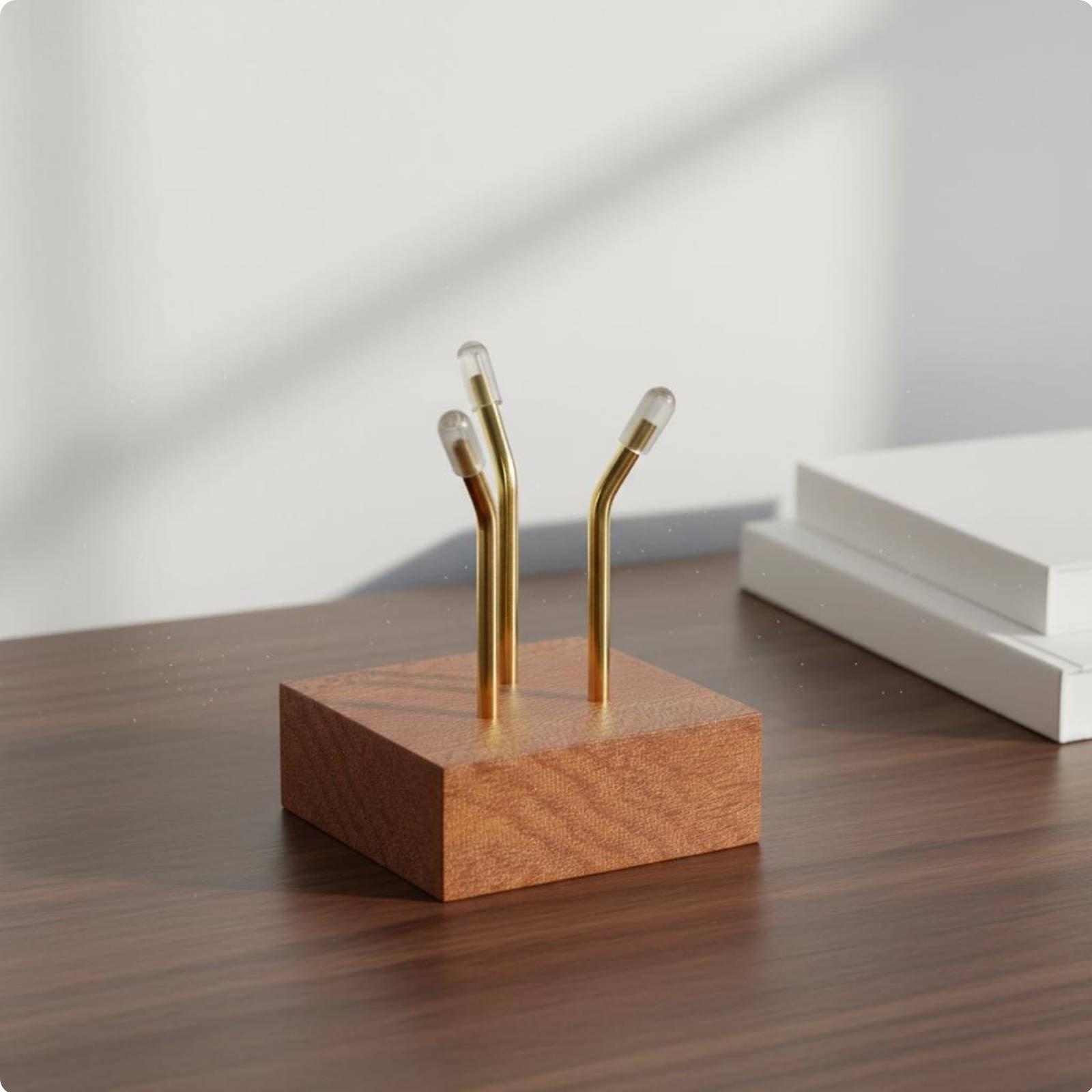 Base de Madera Sólida con Cris - Display Stand Wood reseña y precio