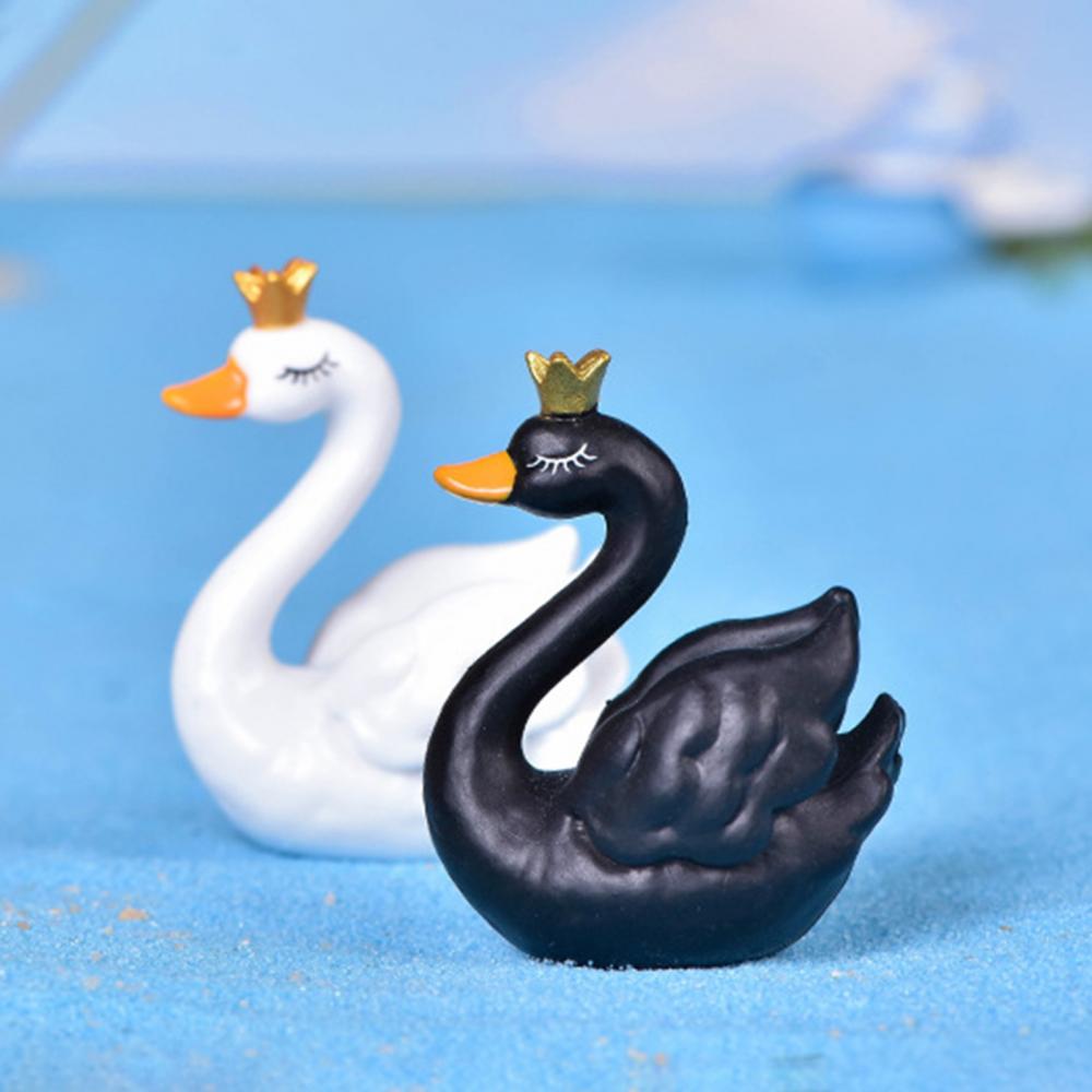 Mini artesanía de cisne para p - Bonsai Garden Gift reseña y precio