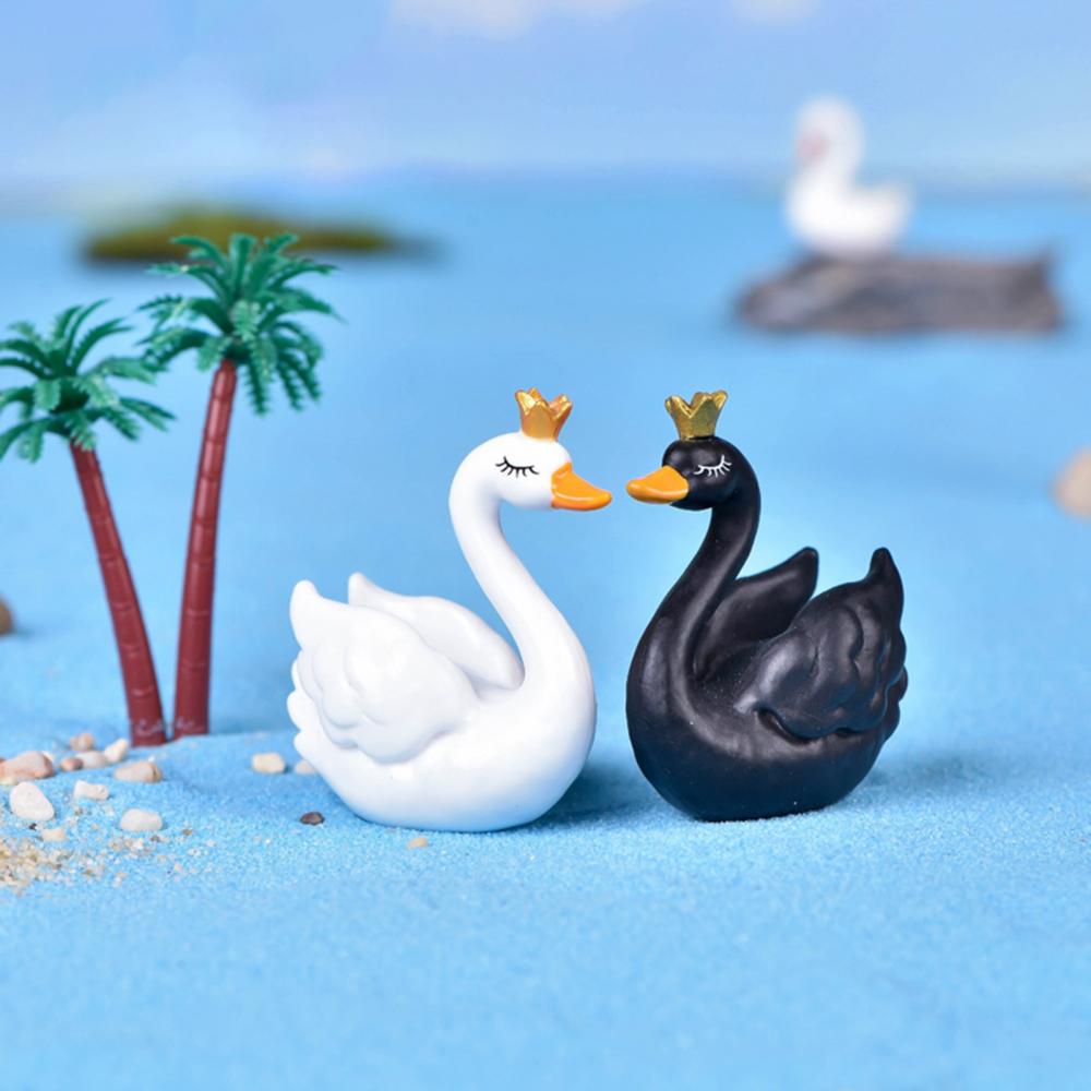 Mini artesanía de cisne para p - Bonsai Garden Gift reseña y precio