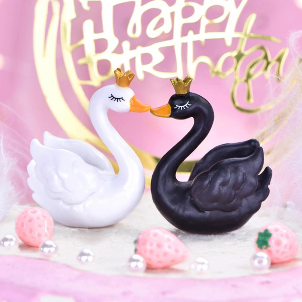 Mini artesanía de cisne para p - Bonsai Garden Gift reseña y precio