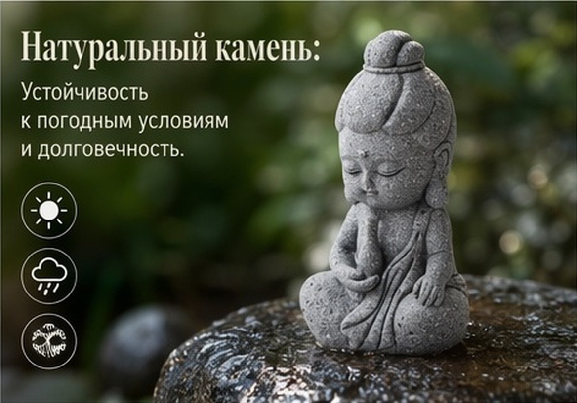 Exquisita Estatua de Buda de P - Bonsai Garden Decor reseña y precio