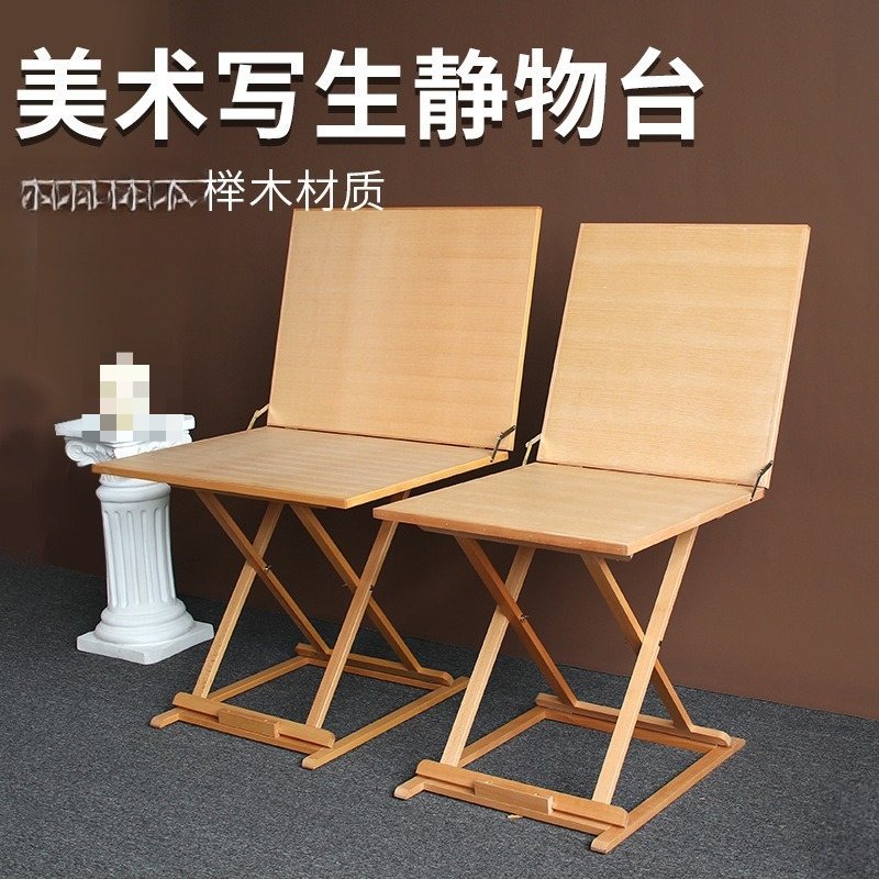 Soporte de mesa plegable de ma - Display Stand Wood reseña y precio